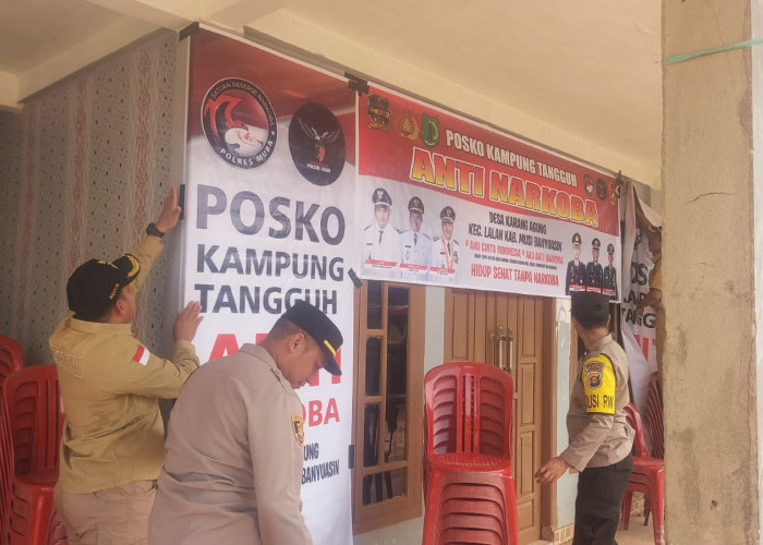 Polres Muba Bentuk Kampung Tangguh Anti Narkoba di Kecamatan Lalan, Upaya Serius Perangi Narkoba