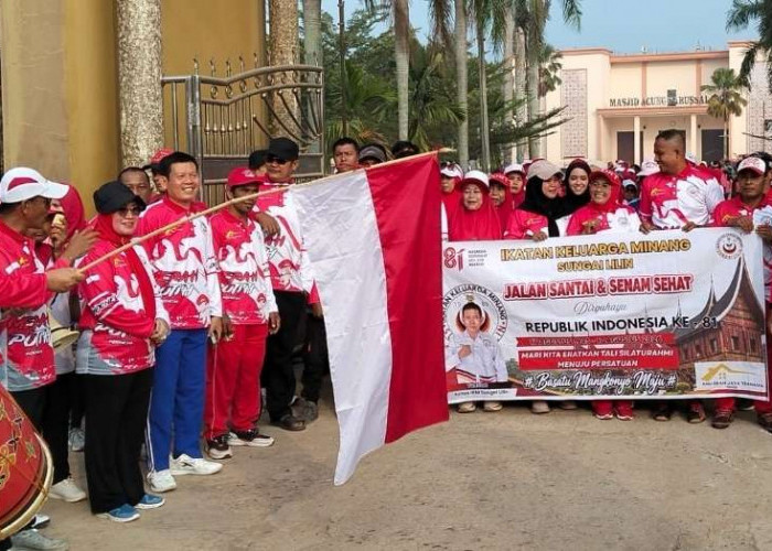 Jalan dan Senam Bersama IKM Sungai Lilin Berlangsung Semarak, Diikuti Ratusan Peserta