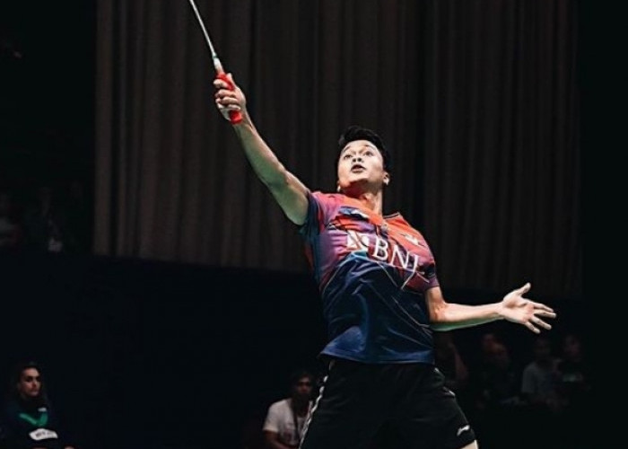 Jatuh Bangun, Ginting Akhirnya Melaju Semifinal India Open 2023