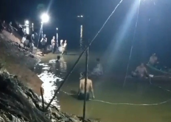 Bocah di Desa Sukarami Diduga Tenggelam di Sungai Musi, Upaya Pencarian Masih Dilakukan