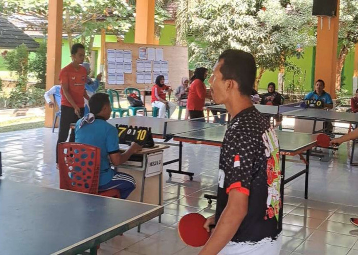 Sungai Lilin Gelar Turnamen Tenis Meja Perdana Meriahkan HUT RI ke-80