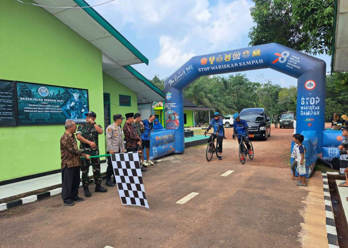 Forkopimcam Sungai Lilin Sambut dan Lepas Tim The Rising Tide-A Dari Koramil Menuju ke Banyuasin