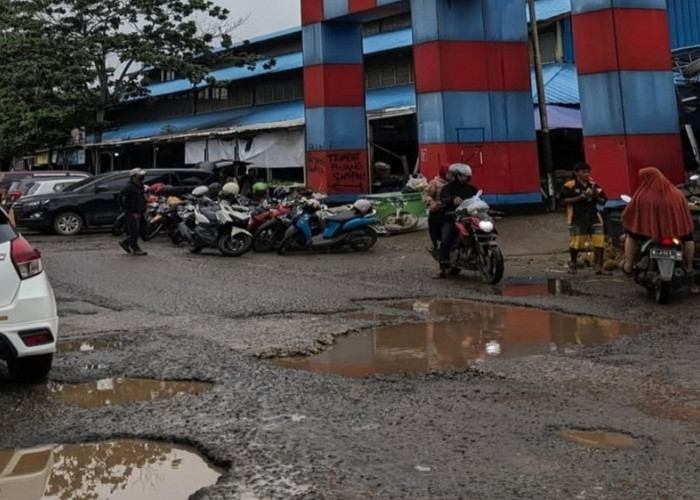 Jalan Depan Pasar Randik Sekayu Makin Memprihatinkan, Warga Berharap Perhatian Pemerintah