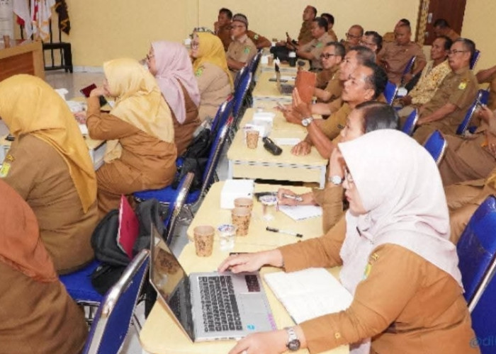 Disdikbud Muba Perkuat Pengawasan Sekolah Lewat Musyawarah Kerja dan Sosialisasi E-Office 2026