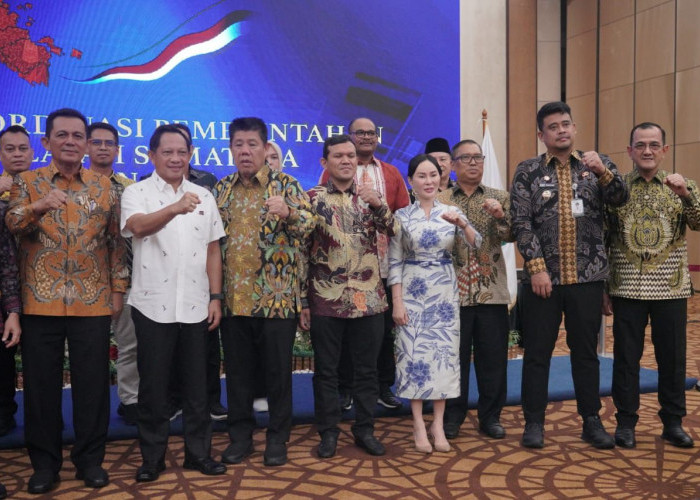 Sekda Sumsel Edward Candra Hadiri Rakor Pemerintahan se-Sumatera di Batam, Bahas Kamtibmas dan Arahan Mendagri