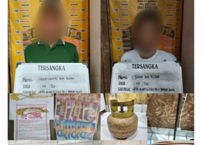 Gas LPG dan Emas Digondol Subuh Hari, Dua Pelaku Curanmor Rumah di Lais Dibekuk Kurang dari 24 Jam