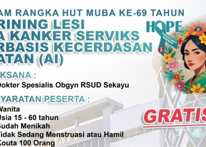 RSUD Sekayu Gelar Operasi Bibir Sumbing dan Skrining Kanker Serviks Berbasis AI Gratis Sambut HUT Muba ke-69