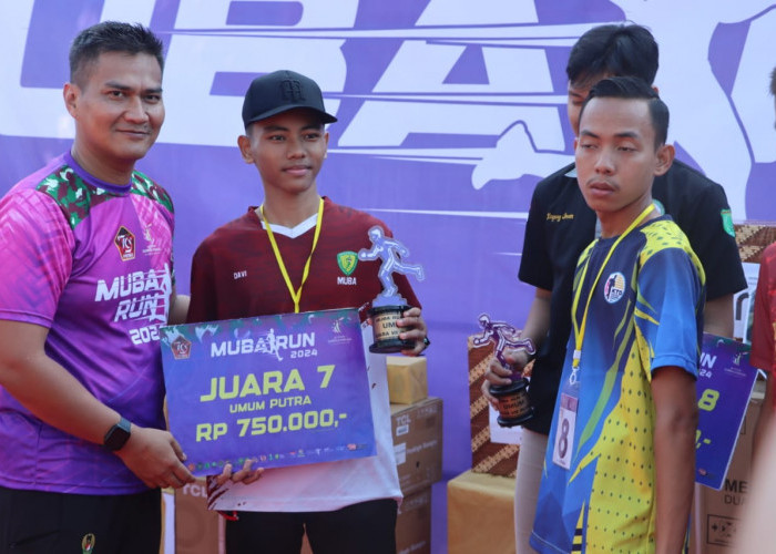 Muba Fun Run 2024 Berlangsung dengan Semarak, Bagikan Puluhan Door Prize Untuk Masyarakat 