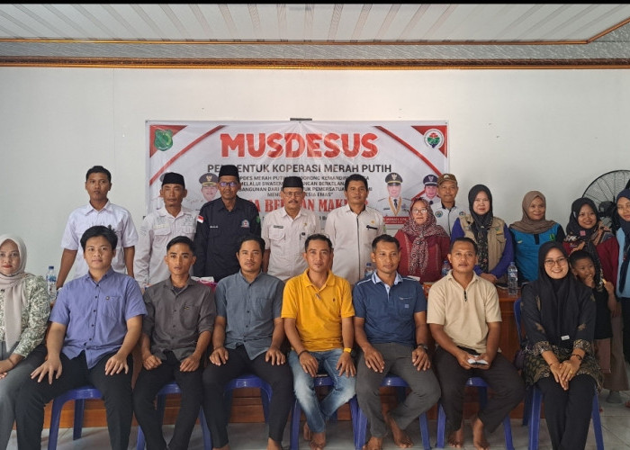 Giliran Desa Berlian Makmur Bentuk Kepengurusan Koperasi Merah Putih