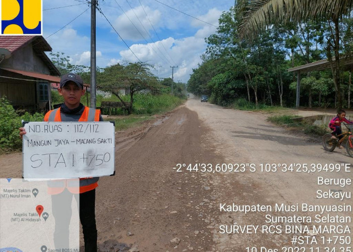 Warga Macan Sakti Ancam Portal Truk Perusahaan Melintas di Jalan Kabupaten