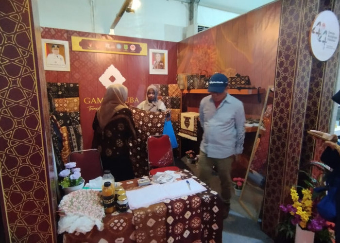 Eksis di Expo HUT ke-44 Dekranas, Stan Gambo Muba Jadi Pusat Perhatian, Boyong Pengrajin dan Produk Unggulan