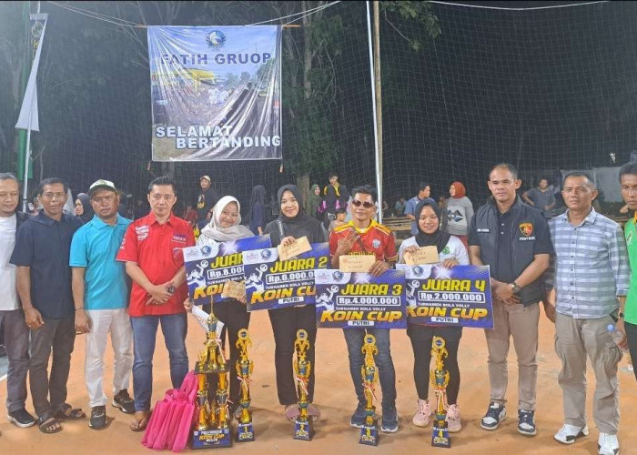 Turnamen Koin Cup Ke-1 Berlangsung Sukses, Ini Daftar Tim Juara