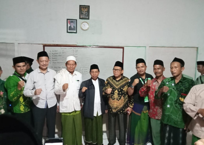 Konfercab Rampung, H Muhammad Jazuli Kembali Pimpin NU Musi Banyuasin