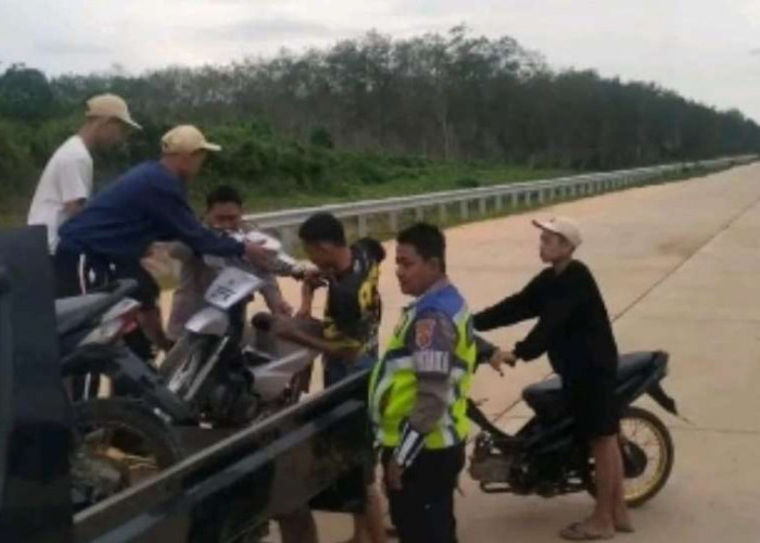 Ada-ada Saja, Sejumlah Pemuda Jadikan Proyek Tol Kramasan - Musi Landas Ajang Balap Liar