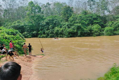 Warga Gajah Mati Tenggelam di Sungai Keruh, Saat Ini Masih Proses Pencarian