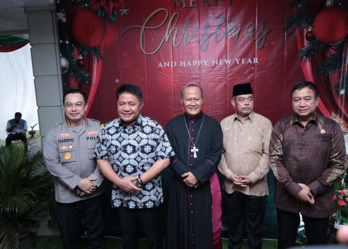 Safari Natal 2025, Herman Deru Perkuat Pesan Toleransi dan Kerukunan di Sumsel