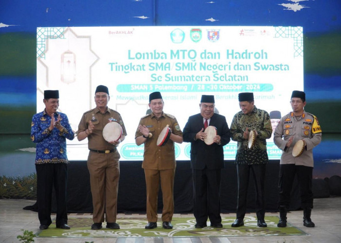 Cetak Generasi Emas,  Pj Gubenur  Elen Setiadi Buka Lomba MTQ dan Hadroh Tingkat SMA/SMK Se-Sumsel