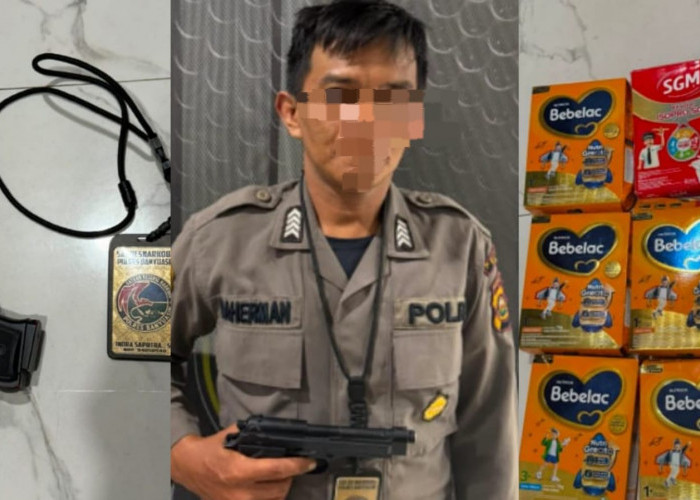 Menyamar Jadi Polisi, Residivis Curi Susu di Minimarket Palembang, Beraksi di Enam Lokasi