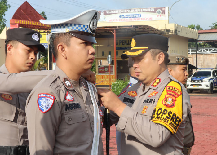 Kapolres Muba Pimpin Gelar Pasukan Operasi Keselamatan Muba 2025