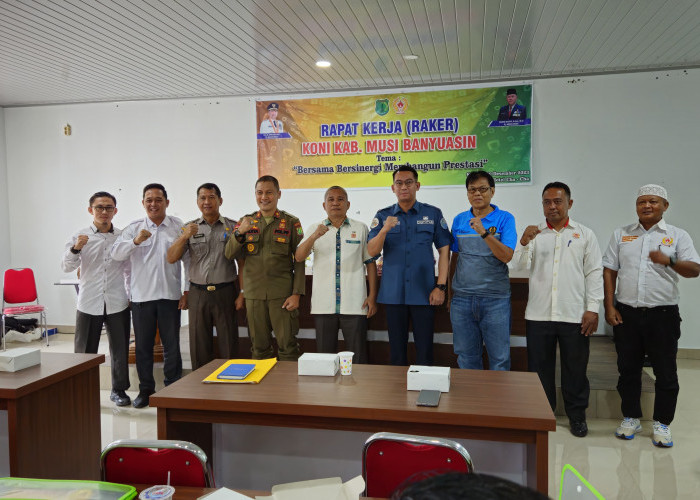 Rapat Kerja KONI Kabupaten Muba Bahas Persiapan Porprov 2025