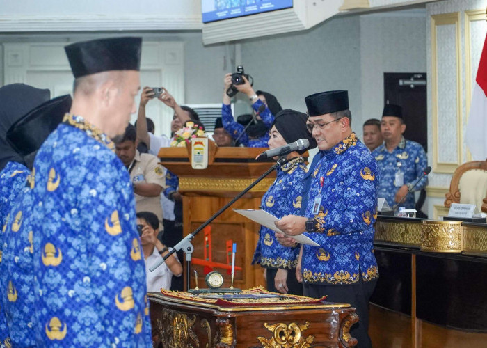 Sekda Sumsel Kukuhkan PAW Dewan Pengurus Korpri Kota Palembang