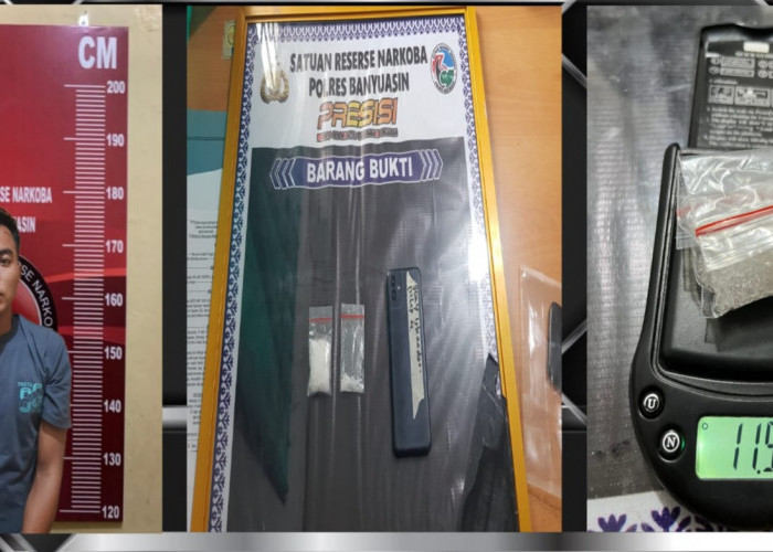 Pengedar Sabu Asal Bangka Dibekuk di Betung, Polres Banyuasin Ungkap Jaringan Lintas Daerah