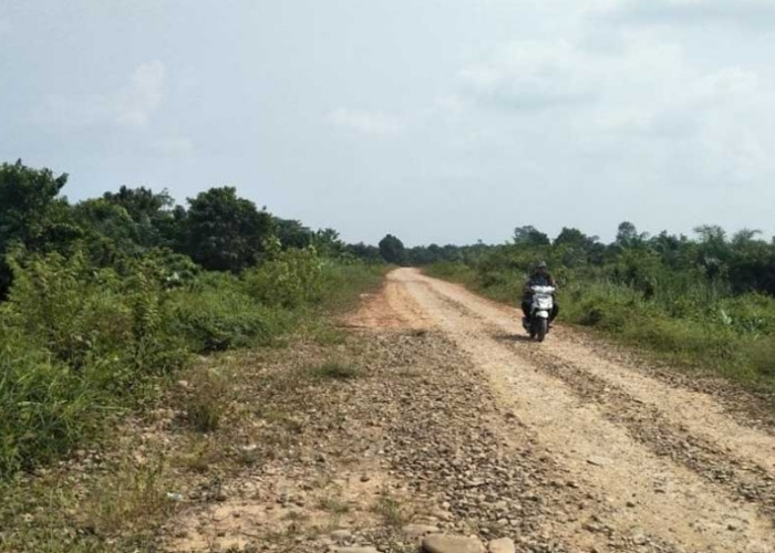 Kemarau, Akses Jalan Darat Menuju Desa Ulak Embacang Lancar, Namun Sayang Berdebu