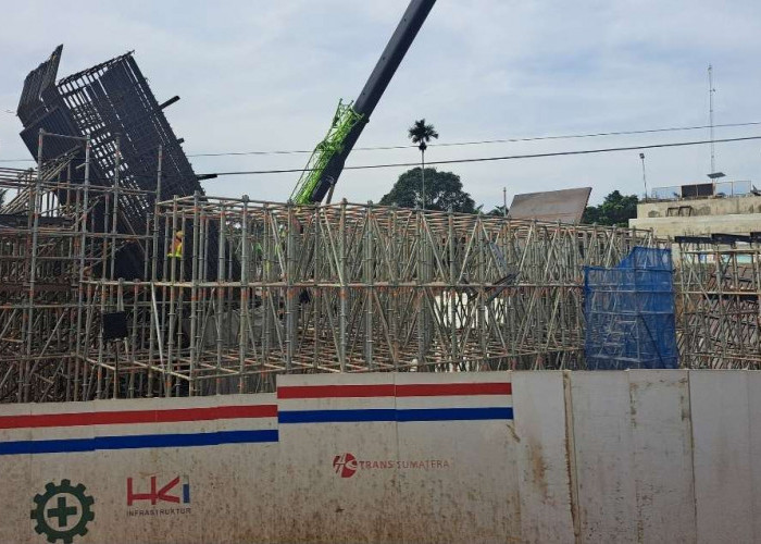 Pemasangan Balok Jembatan Tol Palembang–Betung, Ini Langkah Dishub dan Satlantas Banyuasin