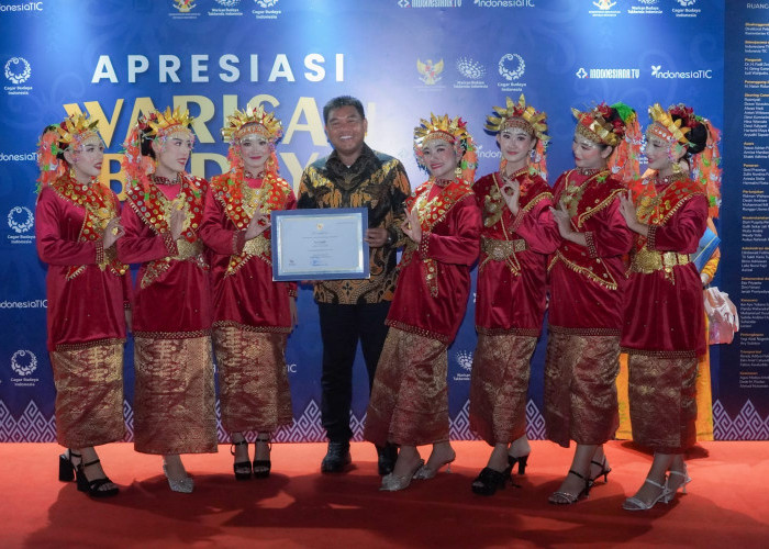 Membanggakan, Tari Setabik Musi Banyuasin Terima Sertifikat Warisan Budaya Indonesia 2024