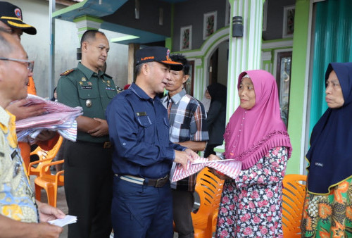 Beri Support Hingga Santunan ke Korban Kebakaran Ulak Teberau