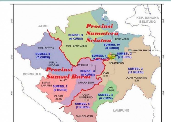 Wacana Pembentukan Provinsi Sumsel Barat Pernah Muncul, Ini Kota Kabupaten Yang Bakal Bergabung