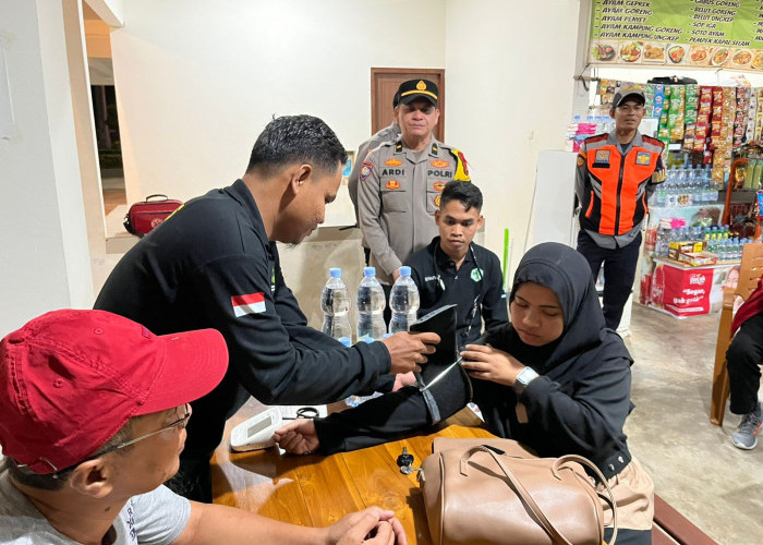 Cegah Kecelakaan Saat Mudik, Polda Sumsel Sasar Kesehatan Pemudik di Rest Area Tol