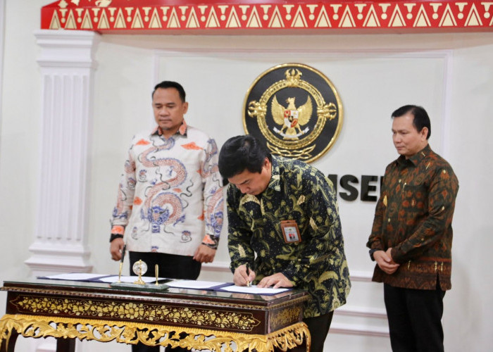 Pj Gubernur Terima LHP APBD Tahun Anggaran 2023  Semester 1 Tahun 2024 dari BPK RI Perwakilan Sumsel