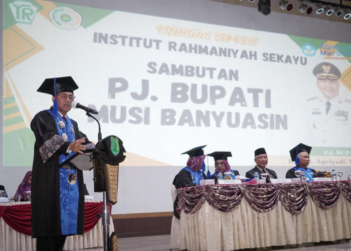 243 Mahasiswa Rahmaniyah Sekayu Wisuda, Ini Pesan Pj Bupati Apriyadi