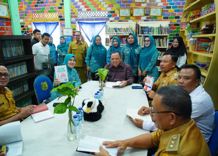 Pj Bupati Muba Apresiasi Perpustakaan Kelurahan Ngulak sebagai Pusat Literasi