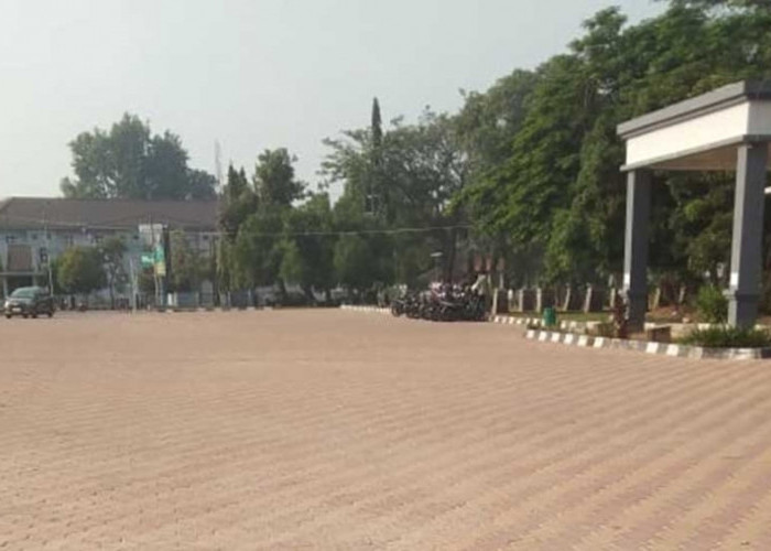 Belum Setahun, Conblok di Lapangan Stebel Berkuda Sekayu Mulai Rusak