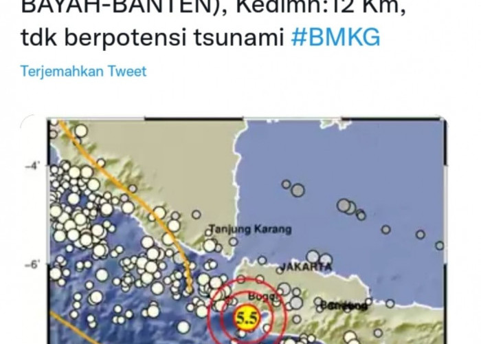 Warga Cianjur Rasakan Getaran Gempa Hitungan Detik