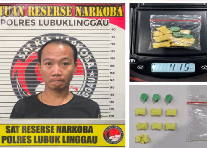 Modus COD Lintas Provinsi Terbongkar, Kurir Ekstasi Asal Riau Gagal Kabur di Lubuk Linggau
