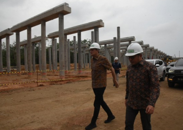 Komisi VI DPR RI Tinjau Langsung Progres Pembangunan Tol Bayung Lencir Tempino