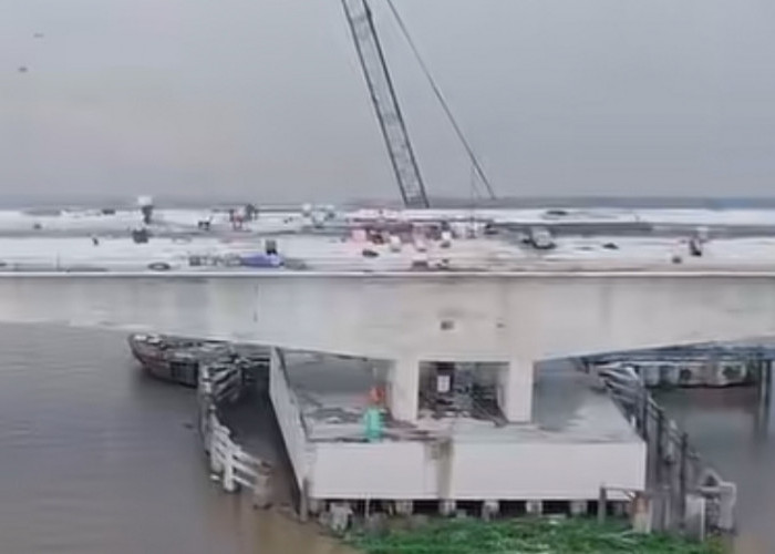 Jembatan Tol Musi V Sudah Tersambung, Jadi Jembatan Tol Terpanjang di Atas Sungai di Indonesia