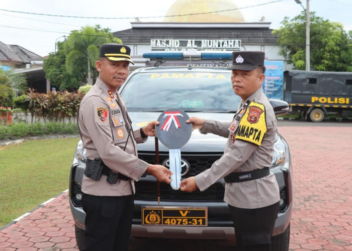 Dukung Kinerja Personel, Kapolres Muba Serahkan Kendaraan Dinas Operasional untuk Pamapta