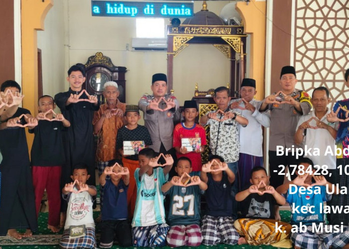 Polisi Dekatkan Diri ke Santri Cilik, Ramadan Jadi Momentum Perkuat Silaturahmi di Lawang Wetan