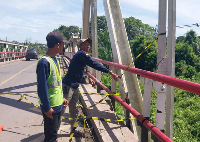 Kabel Suspensi Jembatan Peninggalan Putus, Pemkab Muba Ambil Langkah Cepat Sambil Tunggu Perbaikan Pusat