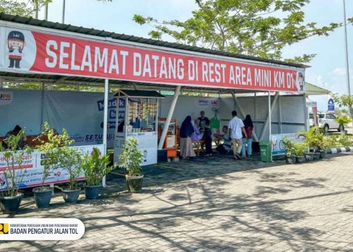 Ada Kantin Kejujuran di Rest Area Mini Tol Palembang Indalaya, Disini Lokasinya