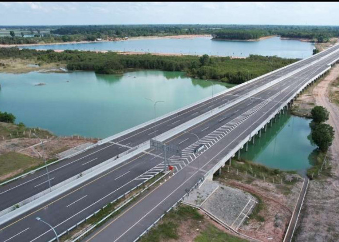 Inilah Tol Indralaya Prabumulih, Tol Terindah di Sumsel Saat Ini, September Ini Mulai Dibuka