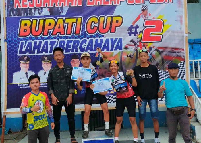 Atlet Balap Sepeda Muba Raih Juara 1 Women Open XCC, Event Bupati Cup Lahat Bercahaya 2022