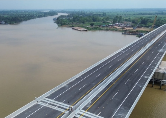 Jembatan Musi V Kantongi Sertifikat Laik Fungsi, Tol Palembang–Betung Ditarget Beroperasi Akhir 2026