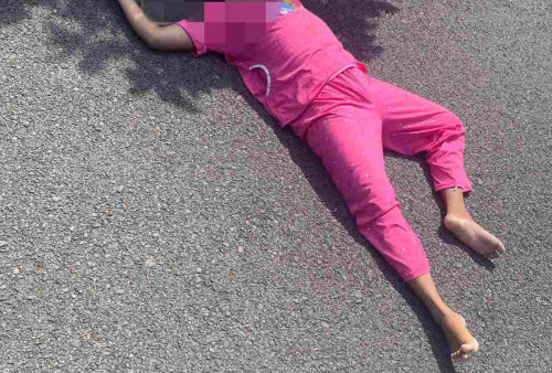 Breaking News, Ditemukan Jasad Perempuan Tergeletak di Pinggir Jalan Menuju Lapter