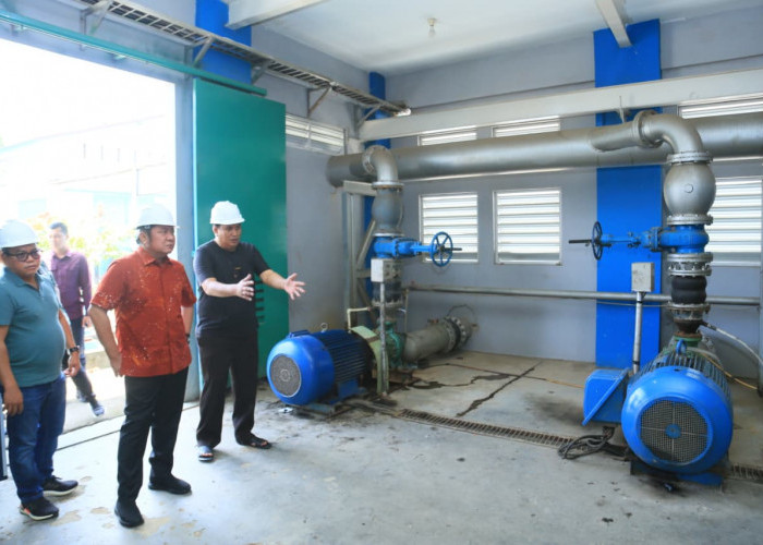 Tinjau PT Tirta Sriwijaya Maju, Herman Deru Tegaskan Kualitas Air Bersih Harus Diutamakan