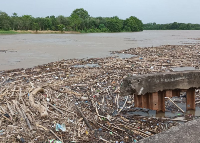 Air Sungai Naik, Sampah Penuhi Sungai Musi